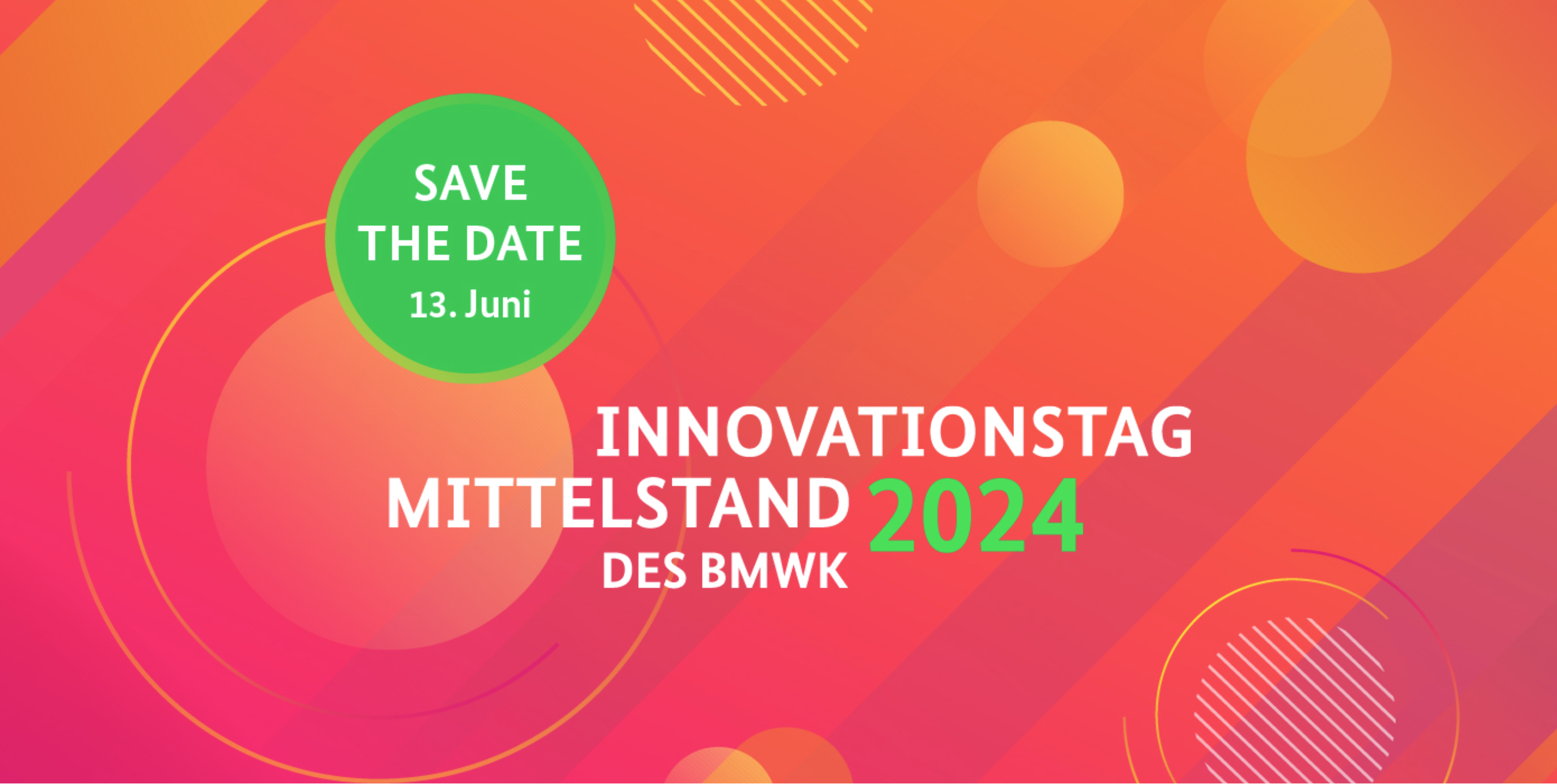 Banner for Innovationstag Mittelstand der BMWK 2024